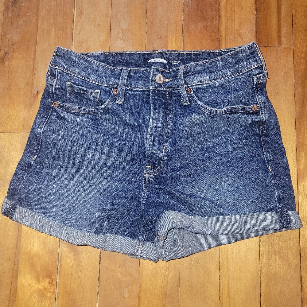 Old Navy Dark Blue OG Jean Shorts